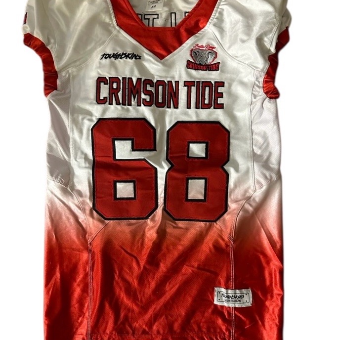 Crimson Tide Toughskins Football Jersey Adult M Nwot Crimson Tide Toughskins Football Jersey Adult M Nwot